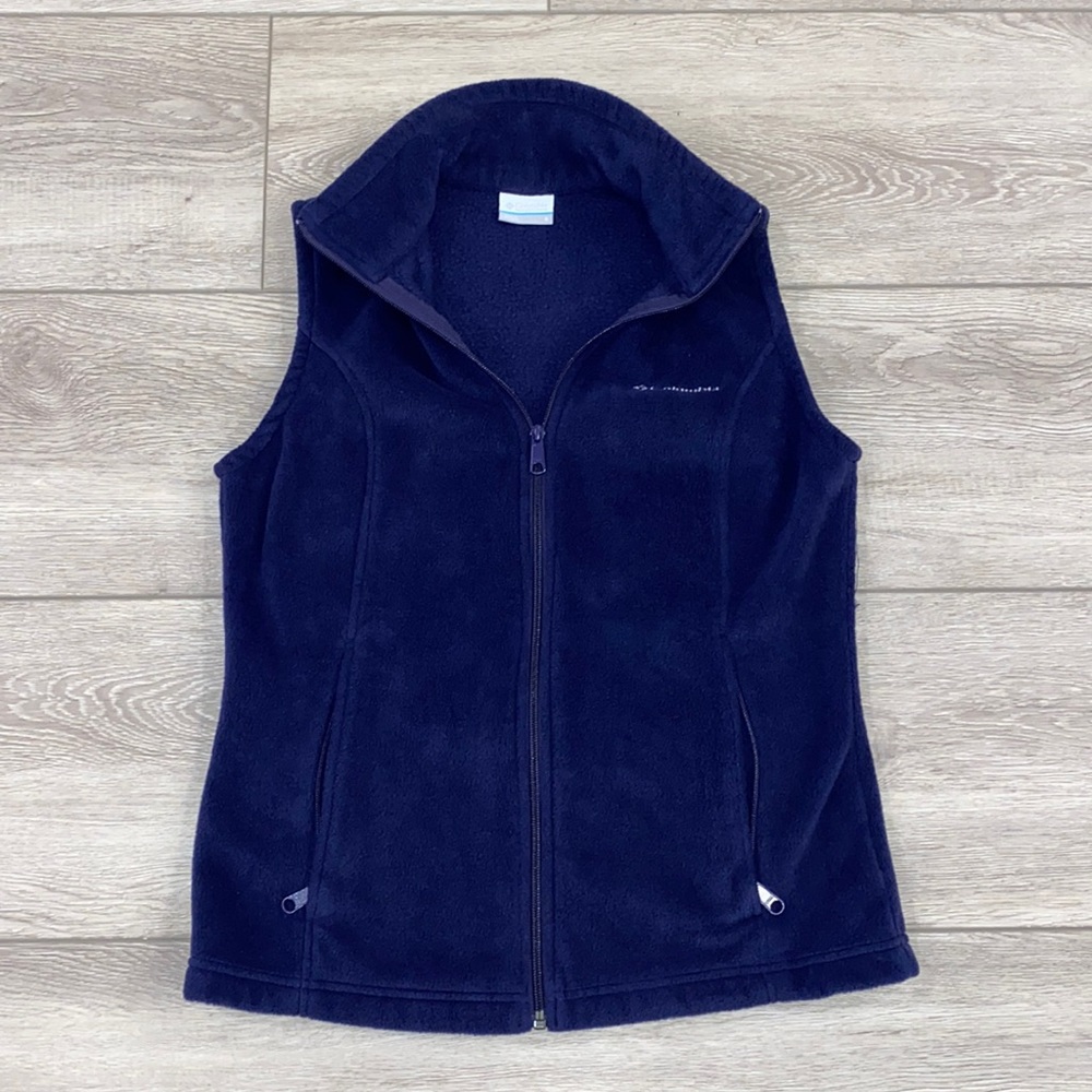 COLUMBIA FLEECE VEST SIZE SMALL